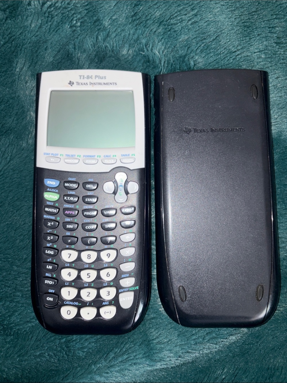 Texas Instruments Graphing Calculator TI-84 Plus in Black and White